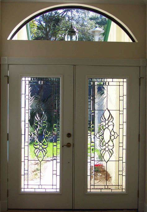 Custom Beveled Glass Inserts for Front Doors