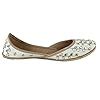 Fulkari Prime Glowing Beige Gold Women's Soft Leather Bite and Pinch ...