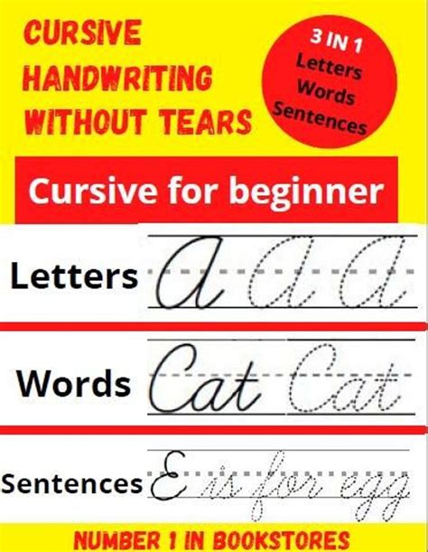 Cursive Handwriting Without Tears Cursive for Beginner - Etsy