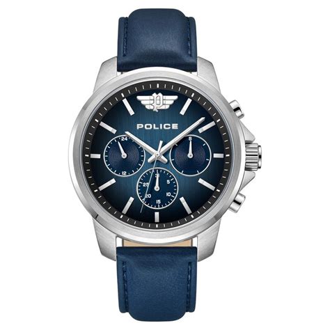 Buy Online Police Blue Dial Quartz Multifunction Watch for Men ...