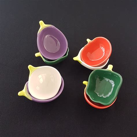 Pier 1 Imports Vegetable Shaped Dip Bowls, Set of 8, Charcuterie Board ...