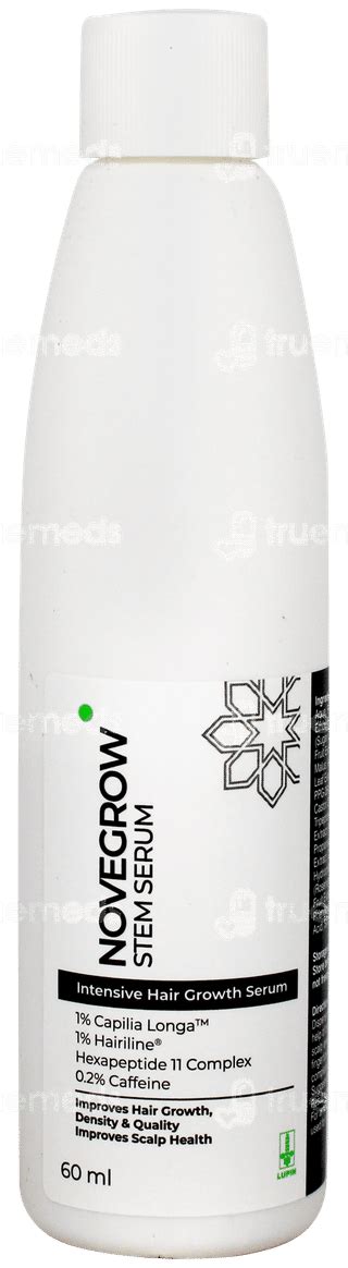 Novegrow Stem Intensive Hair Growth Serum 60ml - Uses, Side Effects ...