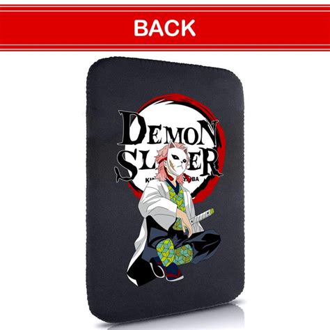 Printed Neoprene Reversible Laptop & Tablet Sleeve - Anime Demon Slayer ...