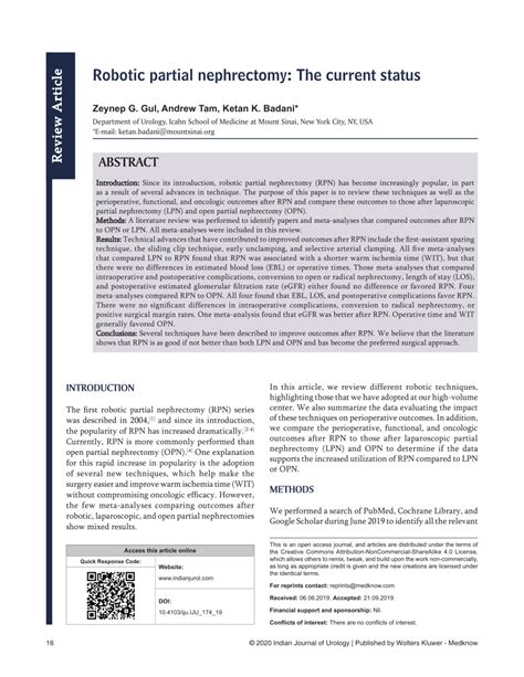 Image result for Robotic Partial Nephrectomy Graph