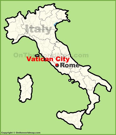 Europe Map Vatican City - Oconto County Plat Map