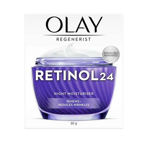 Olay Regenerist Retinol 24 Night Cream l Renews and Resurfaces Skin ...