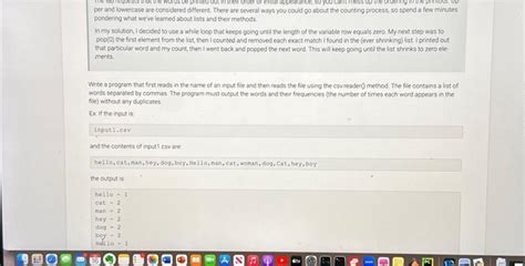 Image result for Python 6.18 Lab Word Frequencies