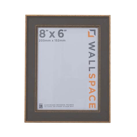 8x6 Grey Frame | Shabby Chic 8x6 Photo Frame Grey | 8 X 6 Inch Grey ...