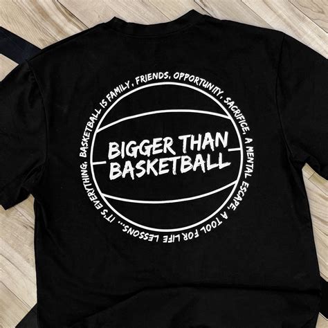 Beyond Basketball - T-Shirt - Black – Bigger Than Basketball