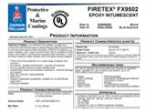 FIRETEX FX9502 Cellulosic Passive Fire Protection | Sherwin-Williams