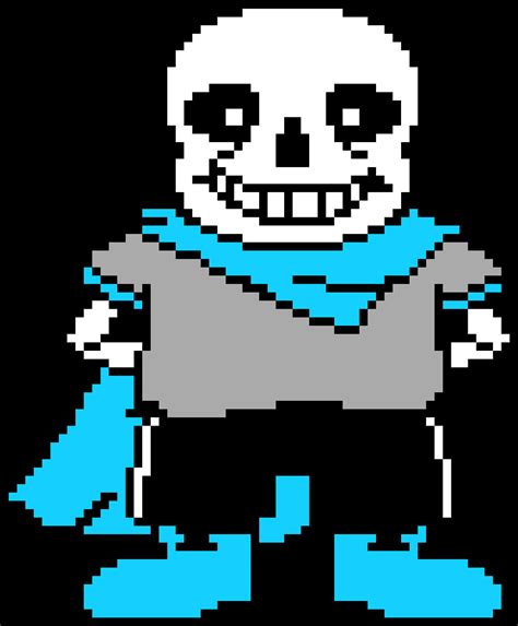 Download Undertale Sans Pixel Art | Wallpapers.com