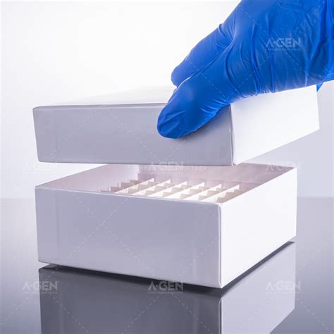 100 Wells Cryo Cardboard Freezer Box Adaptable 0.5mL Cryogenic Vial ...