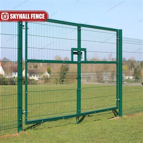 Heavy Duty Modern Wire Mesh Fence Galvanized Curved Metal Fence Welded ...