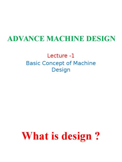 Machine Design Lectures 的图像结果
