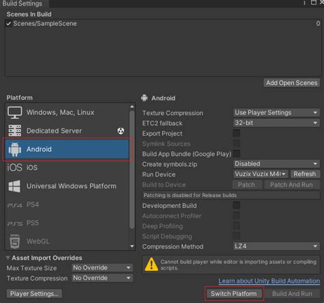 Image result for Build Settings Unity