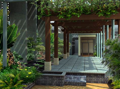 屋顶花园楼顶绿化装修图片 – 设计本装修效果图