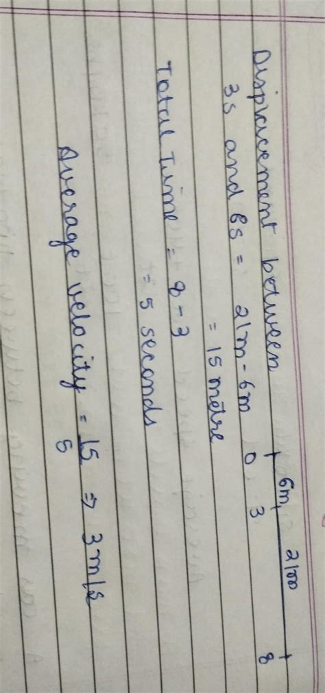 the position of a particle moving along x axis at t=3 sec is x=6 metre ...