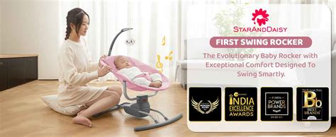 StarAndDaisy Electric Swing for Baby Automatic/Baby Swing for 0 to 2 ...
