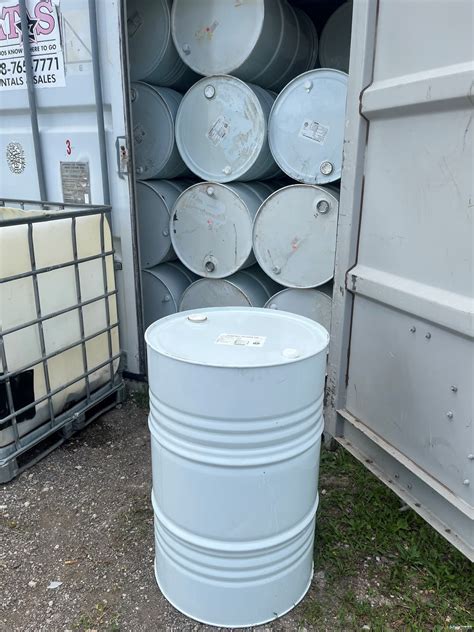 Used 55 Gal Metal Drums, Closed Head - Kansas
