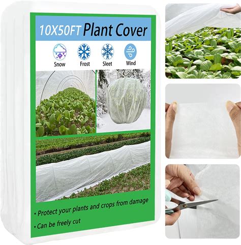 Amazon.com : BKDMZZMY Plant Covers Freeze Protection Large, 10x50FT Frost Blanket Plant Cover ...