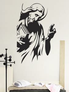 WALLMANTRA 68 cm Jesus Christ Wall Decal. Self Adhesive Sticker Price ...