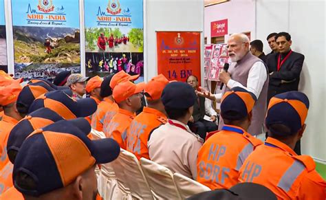 In Pics: PM Modi Visits Flood-Hit Punjab, Himachal, Conducts Aerial Survey