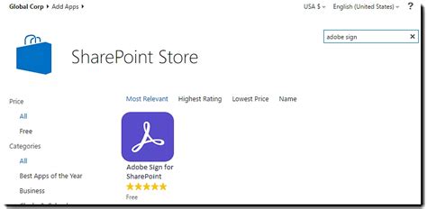 Adobe Sign SharePoint Integration 的图像结果