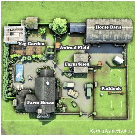 Image result for Sims 4 Farm Layout