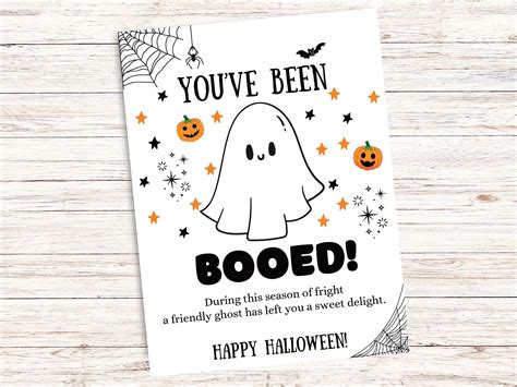 You Have Been Booed Printable, Instant Digital Download, You've Been ...