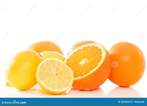 Oranges and lemons stock image. Image of organic, closeup - 30356473