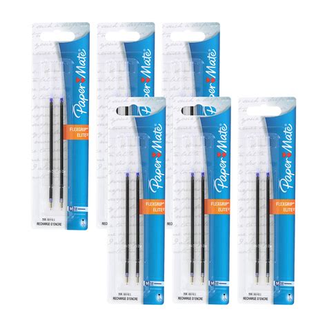 Paper Mate Refills for FlexGrip Ultra & Elite & Earth Write Ball Point ...