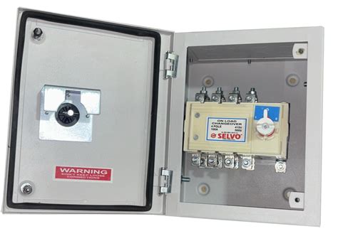 SELVO 100A 4 Pole 415 Volt Onload Changeover Switch with Sheet steel e ...