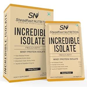 Steadfast Nutrition Incredible Isolate Whey Isolate Protein | 100% Pure ...