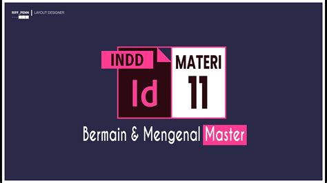 Image result for Master Tutorial Adobe InDesign