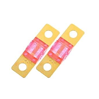 X AUTOHAUX 2pcs 125A 32V Bolt on AMI Fuse for Automotive Marine Audio ...