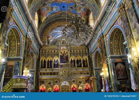 Inside The Armenian Apostolic Church Of St. Catherine In The City Of St. Petersburg Editorial ...