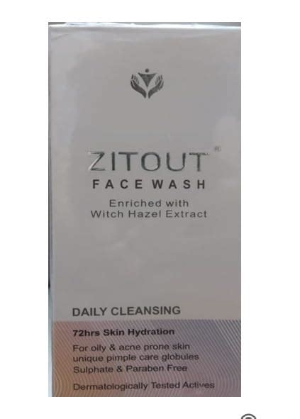 ZITOUT FACEWASH 100 ml enriched with witch hazel extract : Amazon.in ...