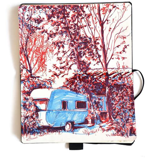 Red Camper Van Tutorial Draw 的图像结果
