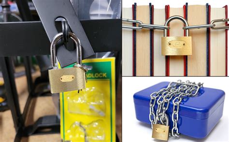 ATEVON Heavy Duty Brass Padlock with 2 Steel Keys – Rust-Resistant ...