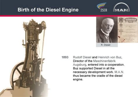 Image result for Diesel Engine History