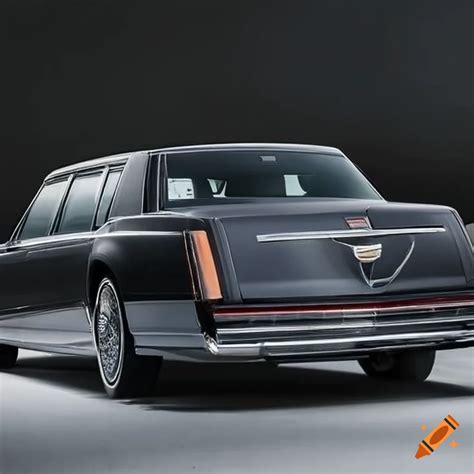 2025 Cadillac Brougham d'Elegance limousine sedan on Craiyon