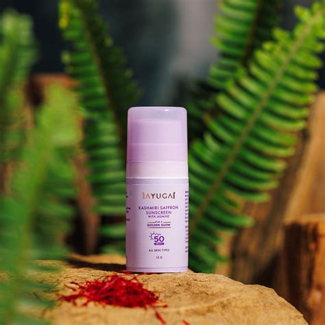 Kashmiri Saffron Sunscreen - Mini (15 gm) – Ayuga