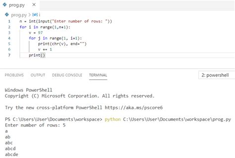 Image result for How to Print Pattern in Python