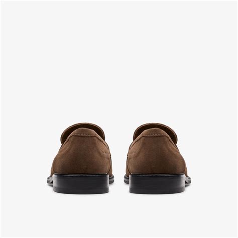 Mens CraftArlo Step Brown Suede Slip Ons | Clarks