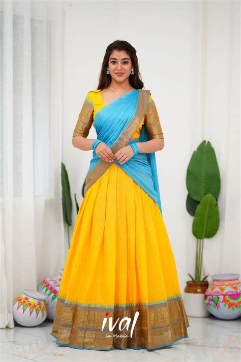 PADMAJA - Cotton Half Sarees – Ivalinmabia