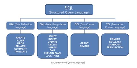 [SQL] DDL DML DCL