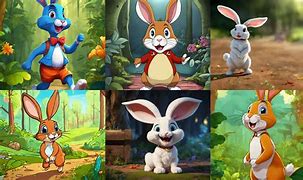 Image result for Square Bunny Cartoon