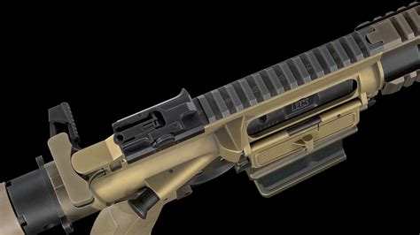 3D model Modular Sniper Rifle HK G28 standart VR / AR / low-poly | CGTrader