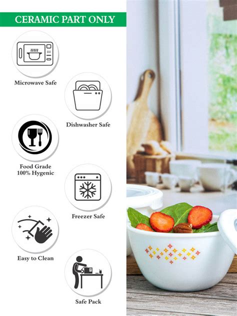 Cello Opalware Royale Mixing Bowl Small with Premium Lid (set of 2pcs ...