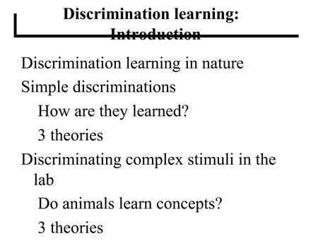 Discrimination Learning 的图像结果